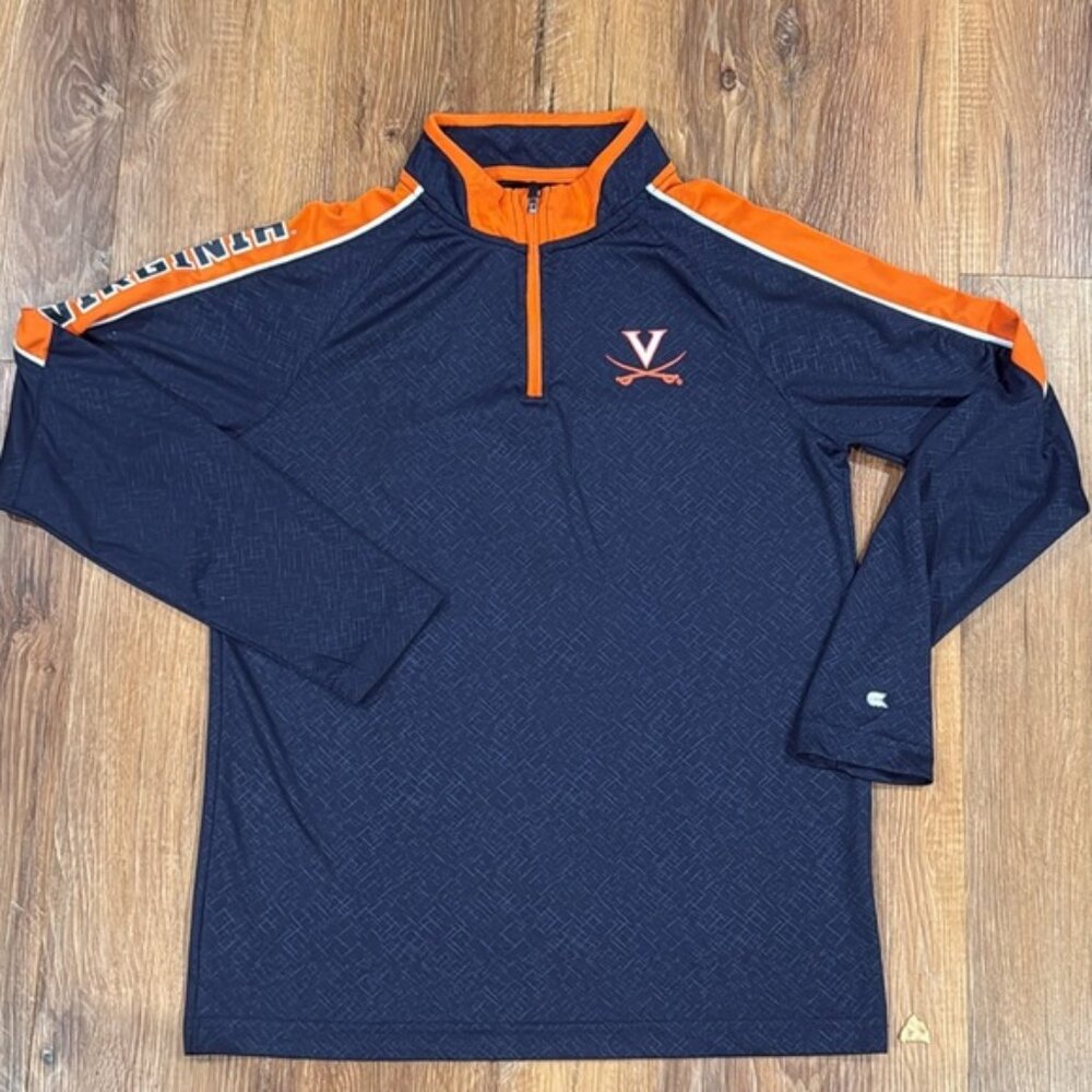 Colosseum Virginia Cavaliers (UVA) Boy’s Half-Zip Jacket (Size: L 16-18)